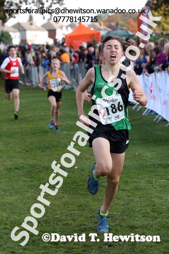 Boys under-15s Northern Cross Country Relays. Photo: David T. Hewitson/Sports for All Pics